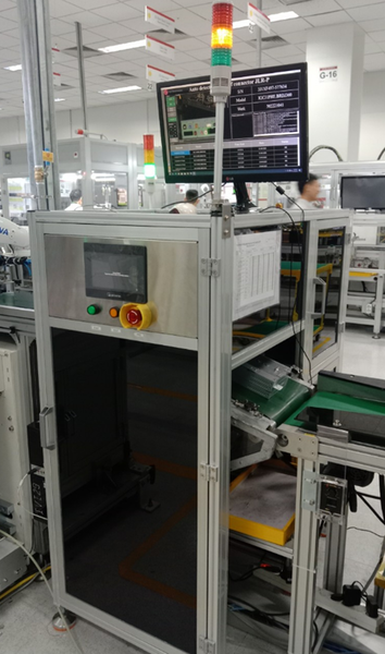 Máy check màu chân pin