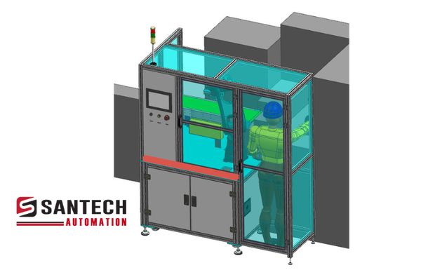 Máy kiểm tra Vision và gắp sản phẩm 