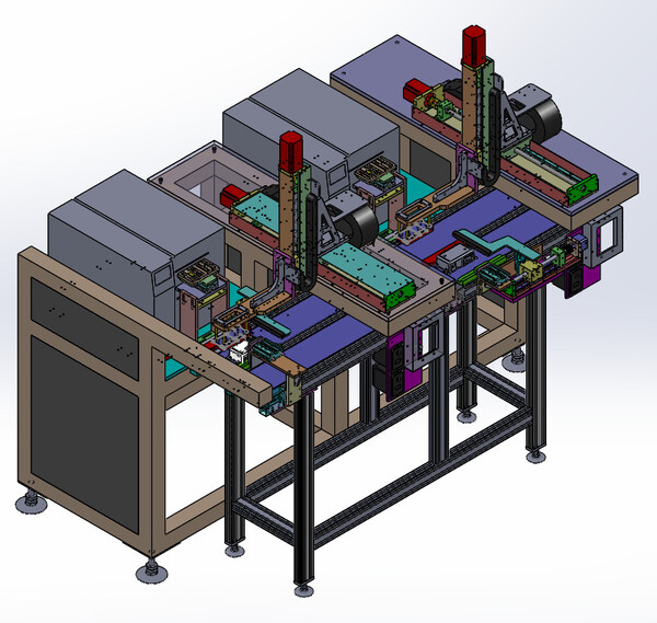 Máy dán tem online tự động
