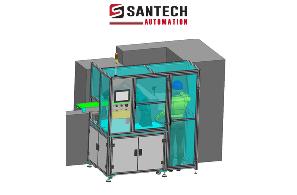 Máy kiểm tra Vision và gắp sản phẩm 
