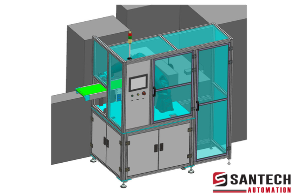 Máy kiểm tra Vision và gắp sản phẩm 