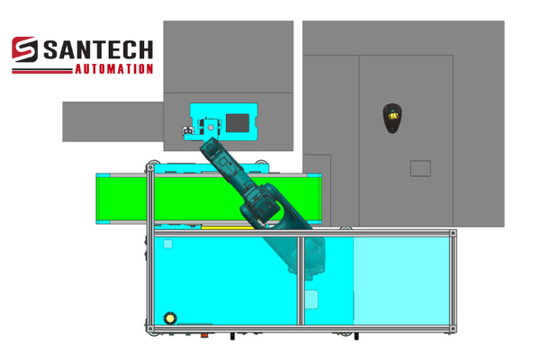Máy kiểm tra Vision và gắp sản phẩm 