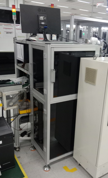 Máy check màu chân pin